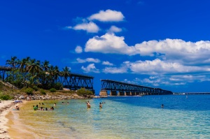 Old Bahia Honda Bridge, Bahia Honda State Park, Big Pine Key, Florida Keys, Florida USA